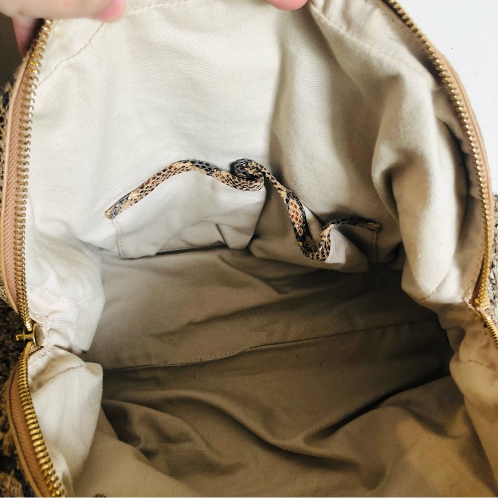 Tory Burch Python Snakeskin Satchel Shoulder Bag - image 8